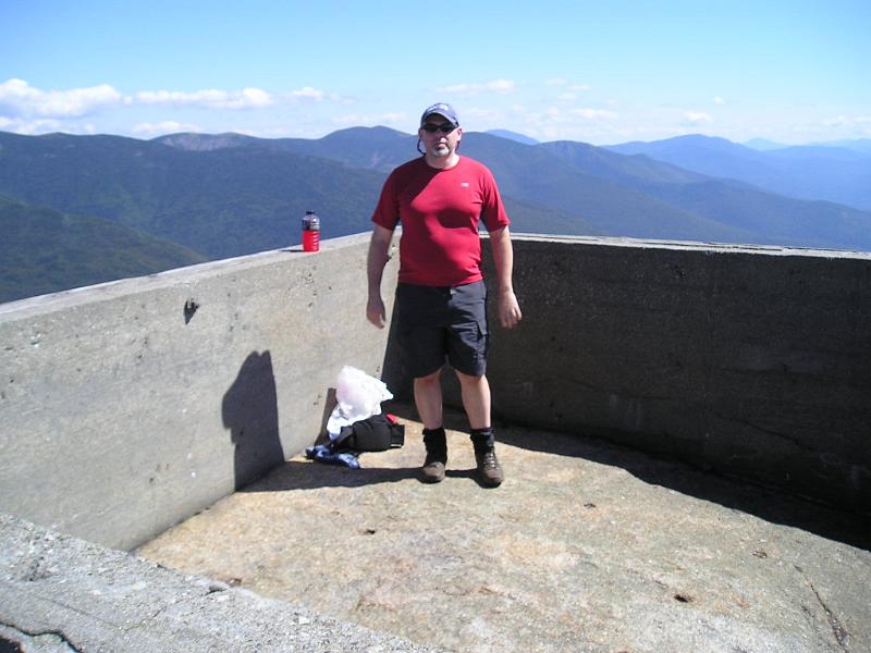 Mt_Garfield 020.JPG - Anthony in the old foundation on top of Mt. Garfield.